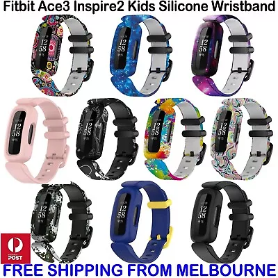 Fitbit Ace 3 Inspire 2 Kids Watch Silicone Replacement Wristband Band Strap • $7.98