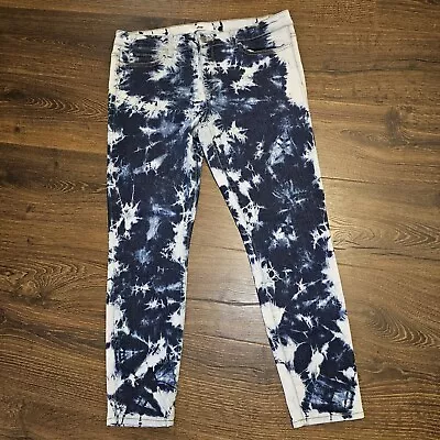 Else Women's Jeans Ankle Skinny Tie Dye Size 32 • $18