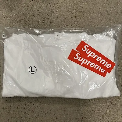 NEW Supreme Box Logo BOGO Hoodie FW23 Size Large (L) - White - *IN HAND* • $185