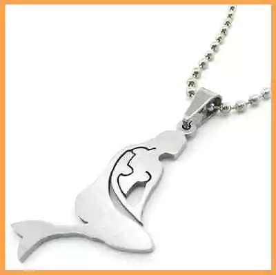 Hot Sale Fashion Jewelry 316L Stainless Steel Mermaid Shape Pendant Necklace • $9.99