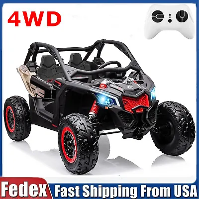 Can-Am Licensed 24V Kids Ride On Car UTV 4WD 800W RC All Terrain Tire Buggy BL • $789.55