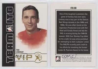 2010 ITG Team ITG VIP Fall Expo Ted Lindsay #ITG-38 HOF • $17.79