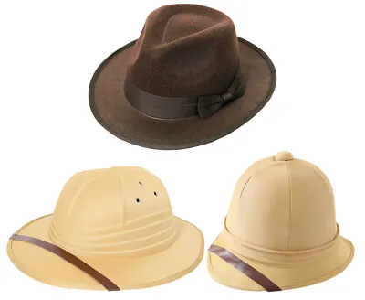 £8.99 • Buy Safari Hat Explorer Pith Helmet Zoo Keeper Fancy Dress Costume Outback Ranger
