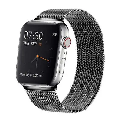 $15 • Buy Milanese Loop Watch Band For Apple Watch - Black