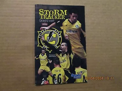MISL Chicago Storm Tracker Vintage Defunct 2007-08 Team Logo Soccer Program • $25