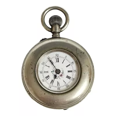 Jules Gallet JG Lady Racine Silver Wind Up Pendant Watch Antique Heirloom Piece • $80.85