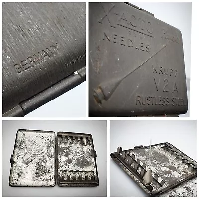 Vintage Medical Surgical Needle Case German Metal Oddities Instrument   • $35