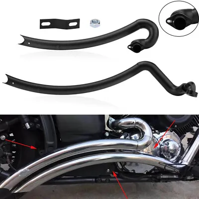 $135 • Buy Motorcycle Staggered Exhaust Pipes Muffler System For Yamaha V-Star 1100 XVS1100