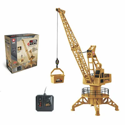 NEW Tower Crane Self-Loading Construction Light 4CH Radio Remote Control RC Toy • $45.95