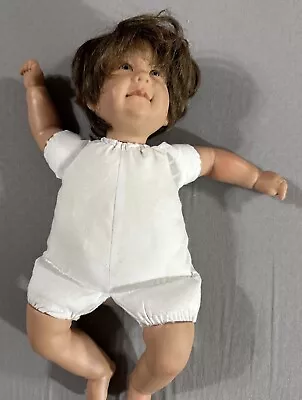 Vintage Pat Secrist Baby Doll Weighted 14  Apple Valley Doll Works 90s • $26.99