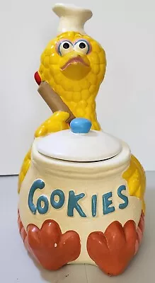 Vintage Sesame Street Muppets Big Bird Cookie Jar California Original 14  • $39.95