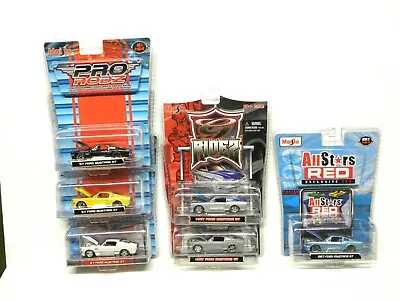 Maisto Pro-Rodz G-Ridez All Stars Red 1967 Ford Mustang GT - 6 Cars • $11.50