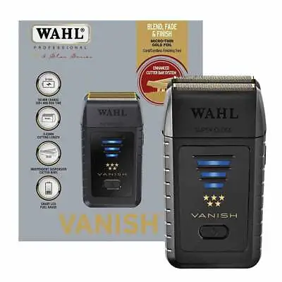 Wahl Professional 5-Star Cordless Vanish Foil Shaver Finishing Tools 8173-830 A • £54.96