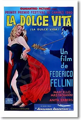 La Dolce Vita - NEW Vintage Movie Film Reprint POSTER • $9.99