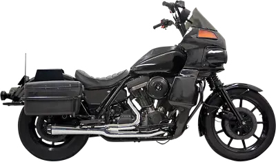 Bassani Road Rage II Chrome 2-1 Motorcycle Exhaust For 1984-2000 Harley FXR FXRT • $969.95