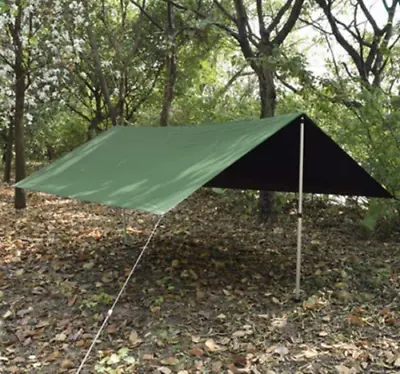 $29.89 • Buy 3m X 3m Camping Tent Tarp Hammock Rain Fly Cover Waterproof Shelter Lightweight