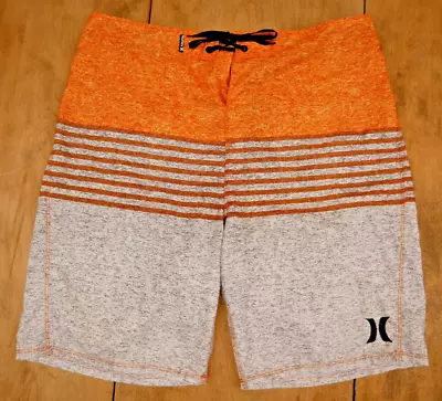 Hurley Mens Size 34 Board Shorts Swimming Trucks Boardshorts Orange • $12