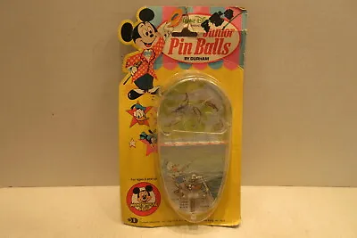 Walt Disney Junior Pin Balls Game By Durham Mickey Mouse Club Made In Hong Kong • £13.46