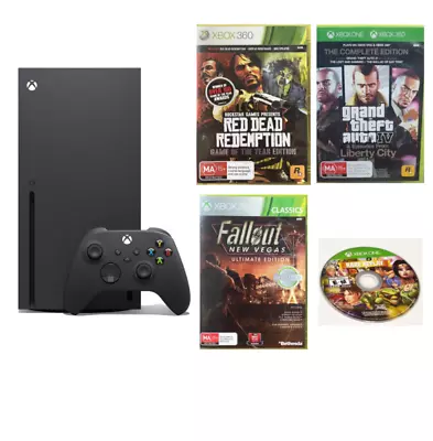 Xbox Series X 1TB Video Game Console +GTA4 RDR1 Fallout New Vegas Rare Replay • $699.95