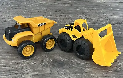 John Deere CAT Toddler Small Construction Toys - Dump Truck Loader Set Of 2 - 4  • $4.85