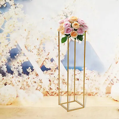Vase Stand Wedding Flower Stand Centerpiece Metal Flower Rack Decorative Holder • $27
