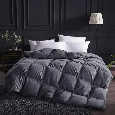$99 • Buy SNOWMAN Goose Down Comforter All Seasons Duvet Insert Queen/KIing Comforter