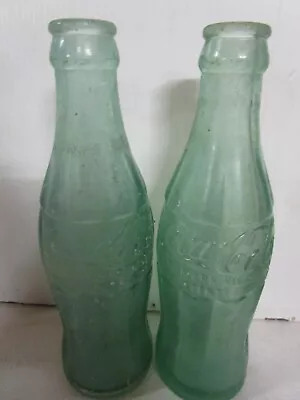 Coca Cola Bottle. 2 X 6 Fl Oz Embossed Bottles. Bottle Pat D-105529. • $30