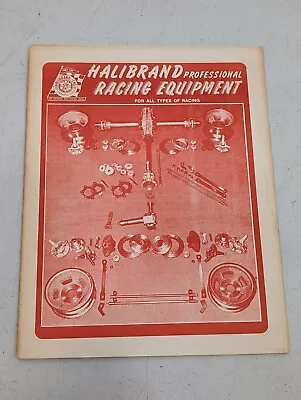 Vintage HALIBRAND RACING EQUIPMENT Advertising Brochure Book Manual 1970 Wheels • $34.95