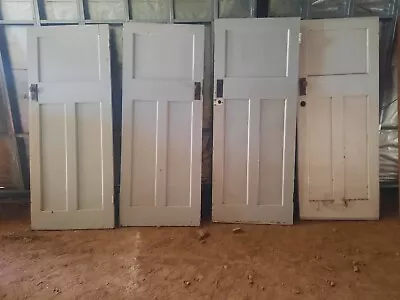 Vintage Art Deco Solid Timber Internal Door×4 • $200