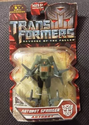 TransFormers Revenge Of The Fallen Autobot Springer On Card Level 2 2008 • $12.50