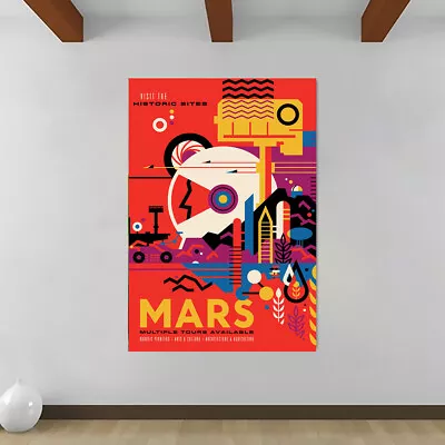 Deep Space Atomic Clock Poster - Canvas Rolled Wall Art Print - Various Sizes  • $22.65