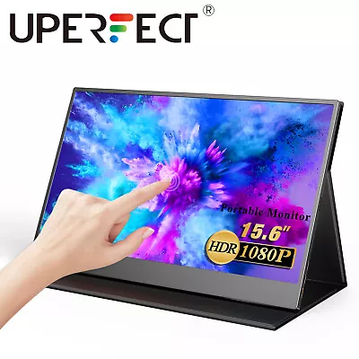 Used 15.6  Touch Screen Monitor 1080P Portable Display USB C For Desktop Laptop • $89.99