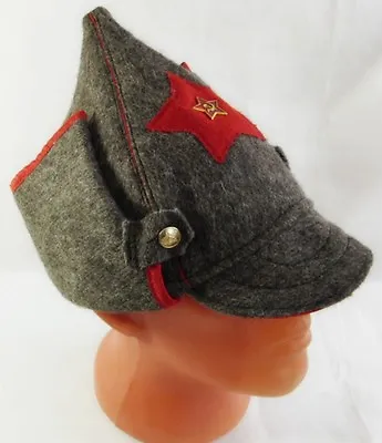 £17.50 • Buy Russian Red Army Hat Old Style Wool Budenovka USSR Metal Badge Great Quality New