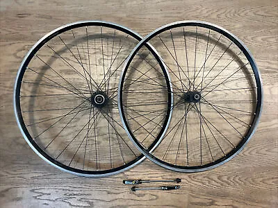 CycleOps G3 Road Bike Wheelset Clincher 700c 130/100mm QR 8-9-10 Black • $259.99