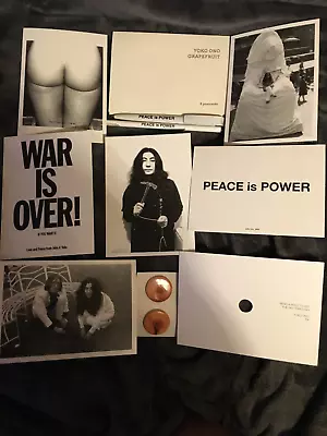 Yoko Ono Tate Exhibition 8 'grapefruit' Postcard Set 'peace Pen  Postcards Badg • £30