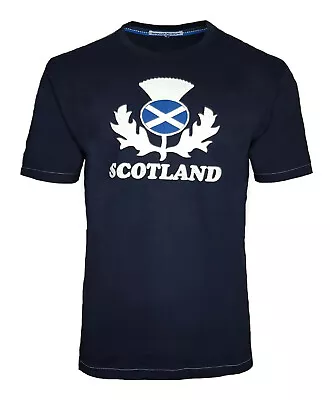 £6.26 • Buy Scotland T Shirt Mens S M L Scottish Flag Football Rugby Thistle