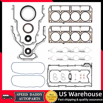 LS Gasket Set Kit & LS9 Head Gaskets For GM Chevy Silverado GMC Sierra 4.8L 5.3L • $58.95