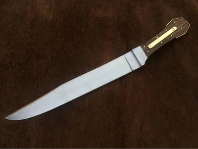 $189 • Buy Custom Handmade 5160 Spring Steel James Bowie No.1 ,Guardless Coffin,Bowie Knife