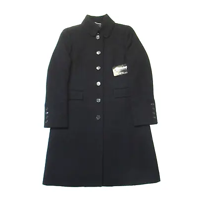 NWT J.Crew 2011 Double-cloth Metro Lady Day Coat In Black Wool Thinsulate 6P • $376.13