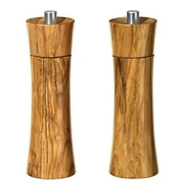 Frieling Zassenhaus Frankfurt  7-Inches Olive Wood Salt And Pepper Mill Set • $152.95