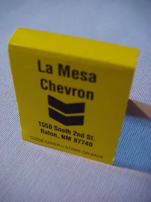 Matches Matchbook ~*~ LA MESA CHEVRON ~ Raton NEW MEXICO ~*~ See STORE For MORE • $6.22