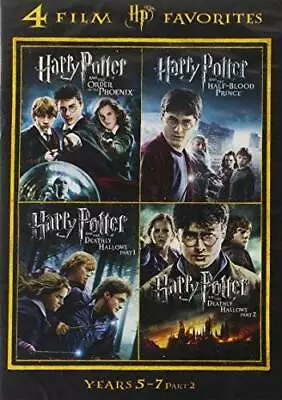 4 Film Favorites: Harry Potter Years 5-7 (4FF) - DVD - VERY GOOD • $5.70