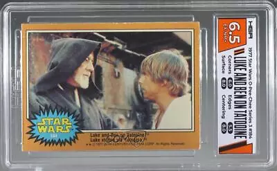 1977 O-Pee-Chee Star Wars Luke And Ben On Tatooine #184 HGA 6.5 08wv • $86.50