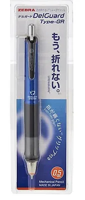 Zebra Delguard TYPE ER Mechanical Pencil 0.5mm BLUE • $24.95