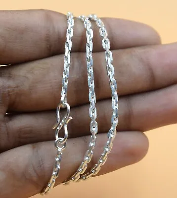 925 Sterling Silver Handmade Jewelry Outstanding Chain Necklace • $14.39