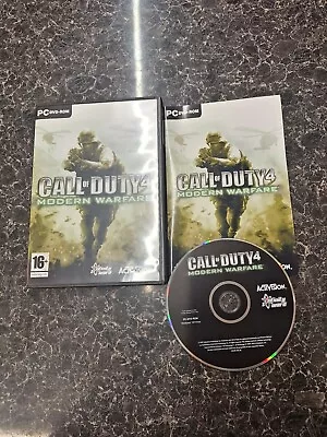 Call Of Duty:modern Warfare 4 *complete Pc Dvd Pal* • £4.99