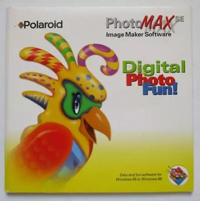 Polaroid PhotoMax Image Maker Software For Windows 95 & 98 (1999 PC CD) Digital • $4.99