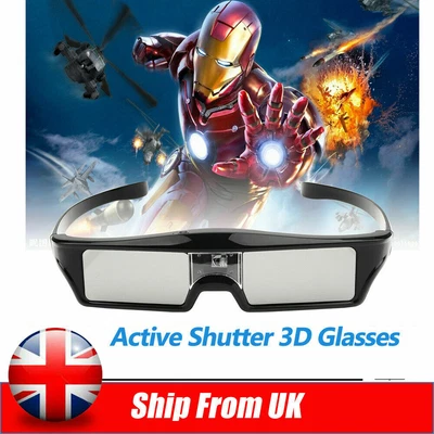 £20.68 • Buy Shutter Active 3D Glasses For All 3D DLP-Link Projector BenQ Optoma Acer Dell UK