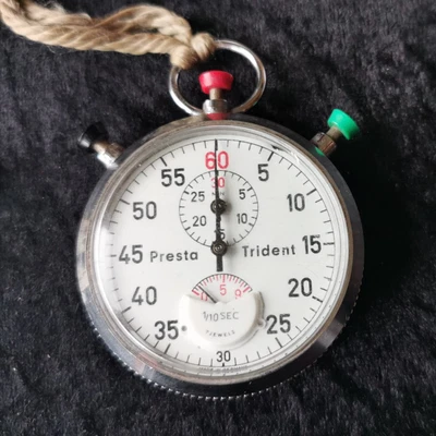 £79.99 • Buy Presta Trident Split-Second Pocket Stop Watch, Working, Needs Service/Repair