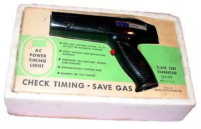 Vintage Sears Roebuck AC Power Timing Light Model 2159 Box Parts Tool Lot USA • $14.99